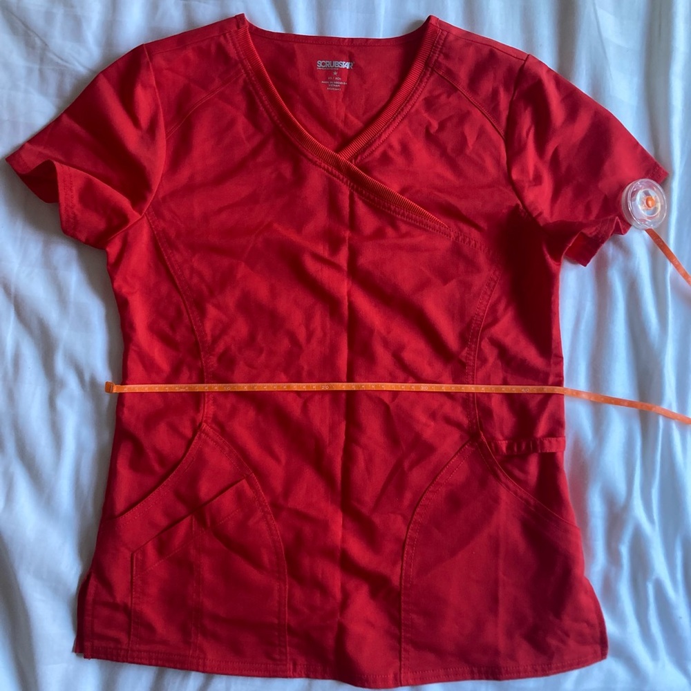 Selling STAR SCRUBS SET of top and bottom red scrubs